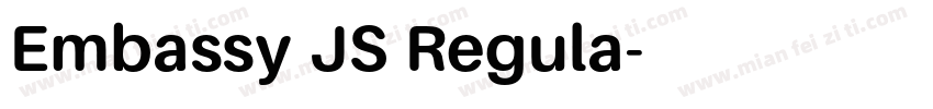Embassy JS Regula字体转换